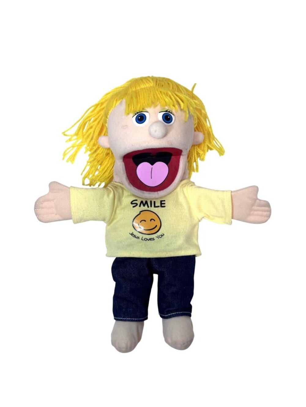 Silly Puppets Katie Smile Jesus Loves You T-Shirt Hand Puppet